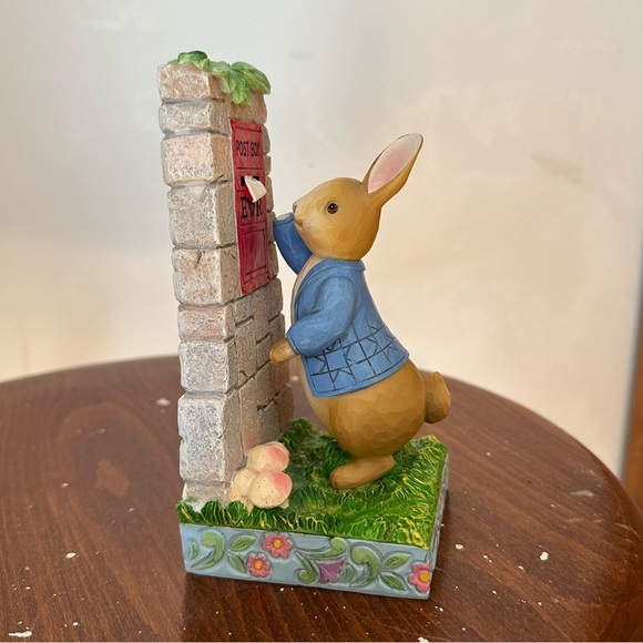 Jim Shore Other - Beatrix Potter Rabbit Figurine with Mailbox “Let’s Stay In Touch” JIM SHORE